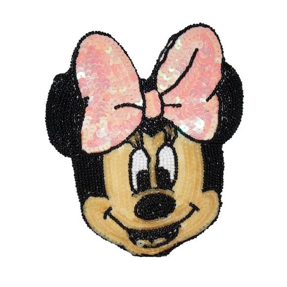 Minnie Mouse Disney Beaded Coin Purse Crossbody - Picture 1 of 2